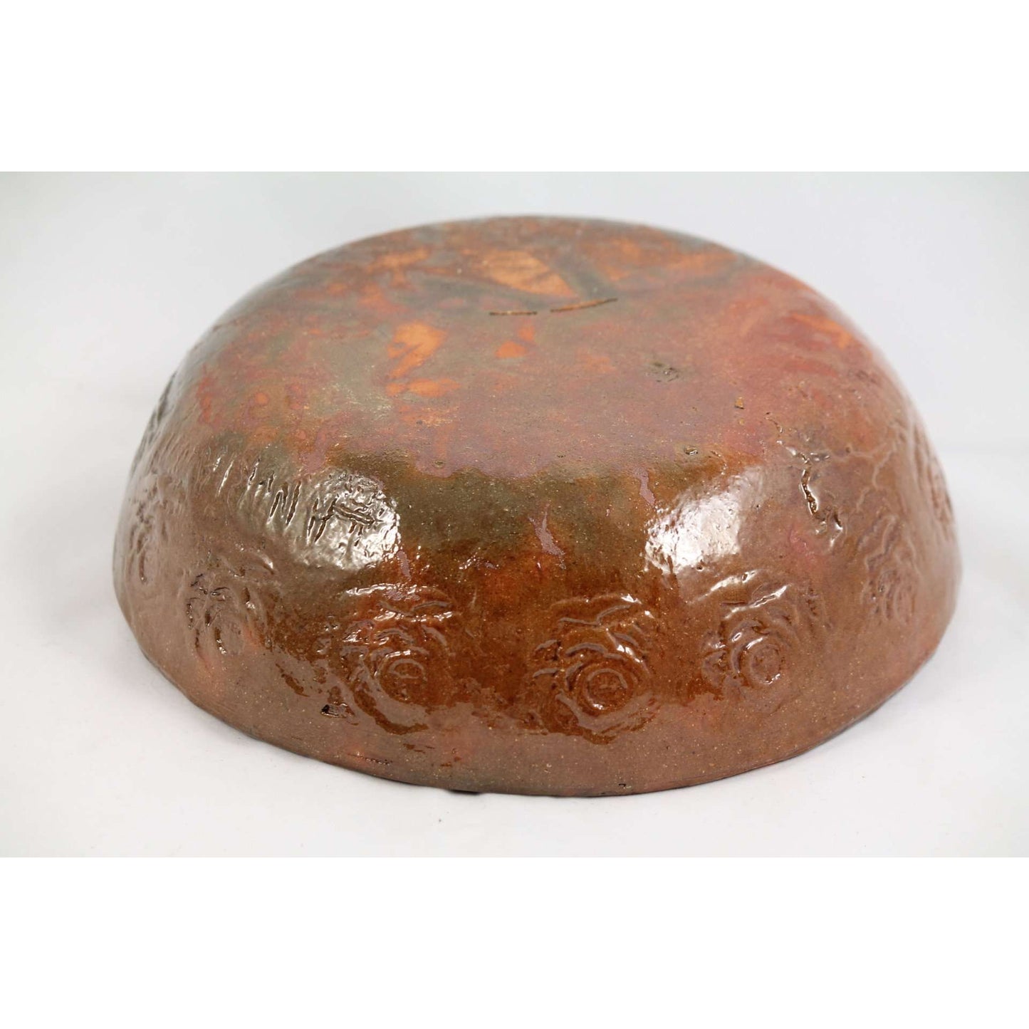 Vintage Rustic Authentic Handmade La Noria Mexican Ceramic Bowl #2