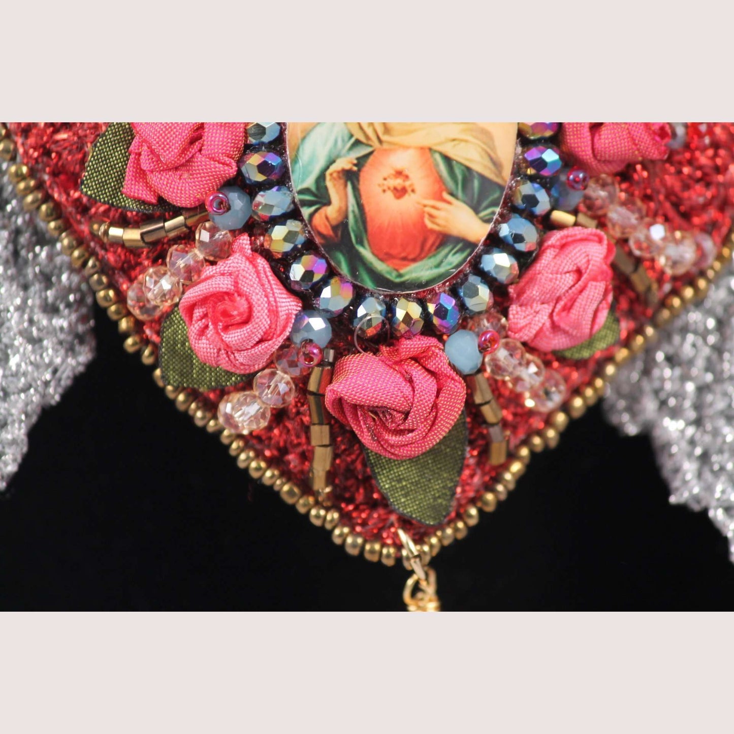 Hand Crafted Necklace Mexican Art Jewelry Mary Custom Made