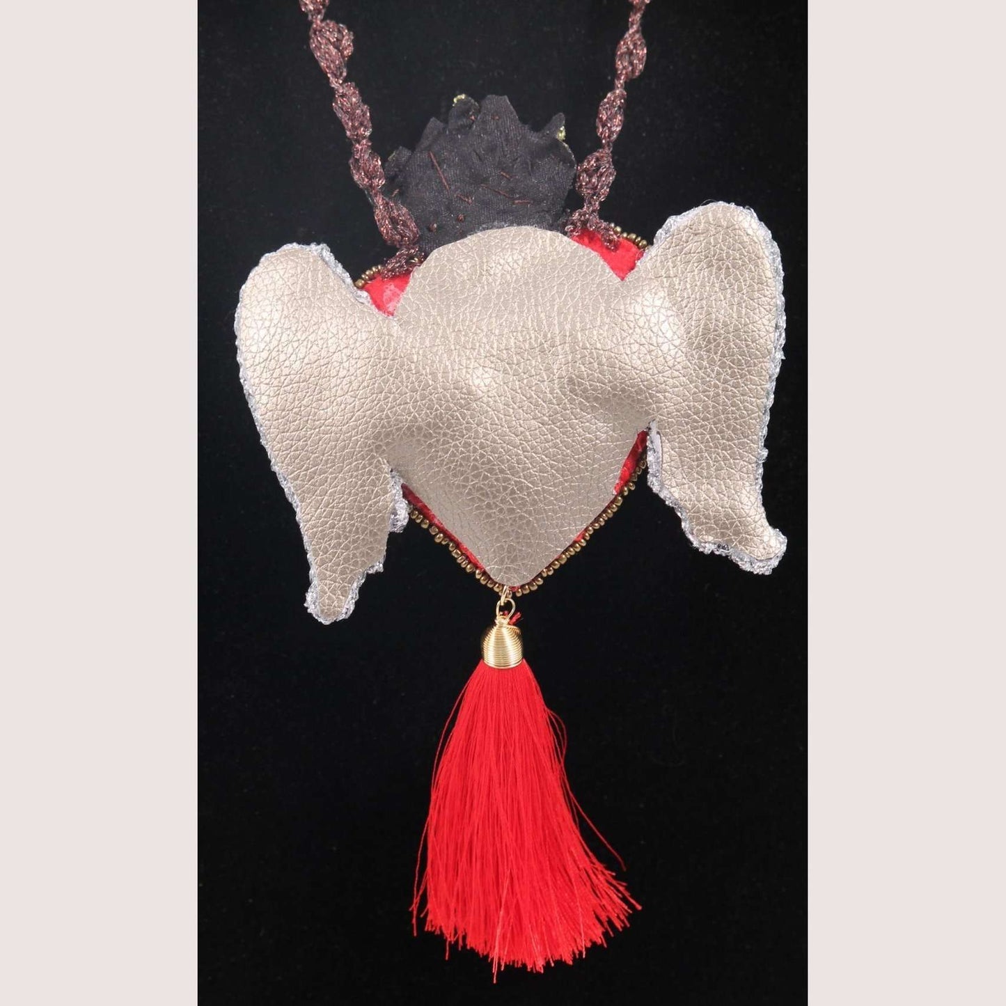 Hand Crafted Necklace Mexican Art Jewelry Mary Custom Made