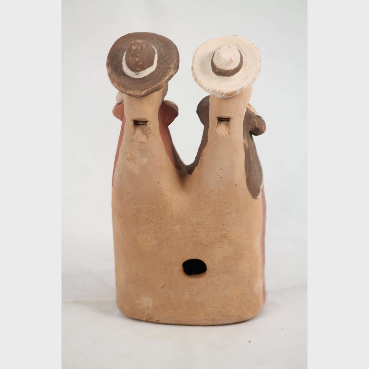 Pottery/Clay 2 Players Whistle/Flute Folk Art Peru South America