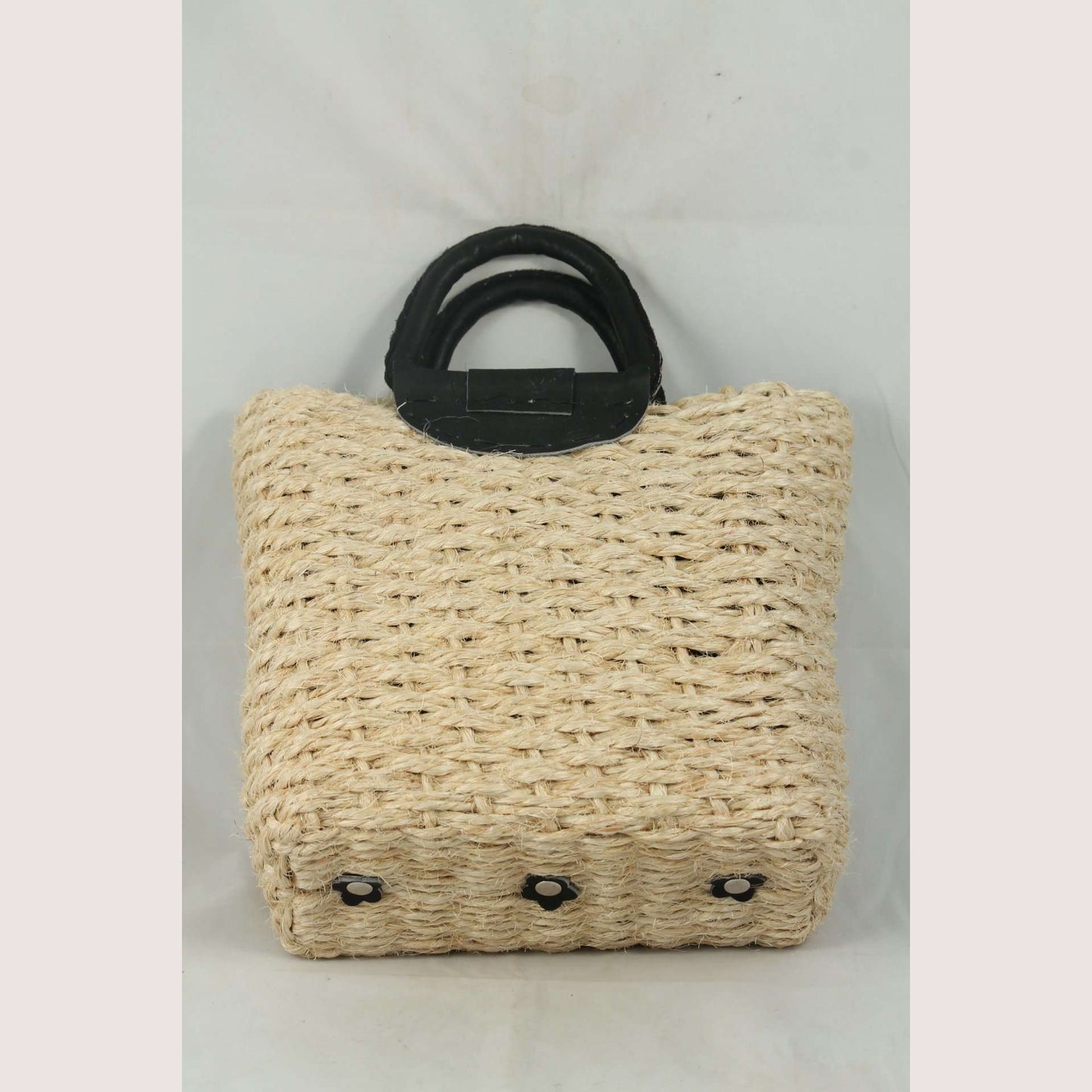 Purse/Bag/Tote Hand made Mexican Ixtle (cactus fiber) Lined Natural #4