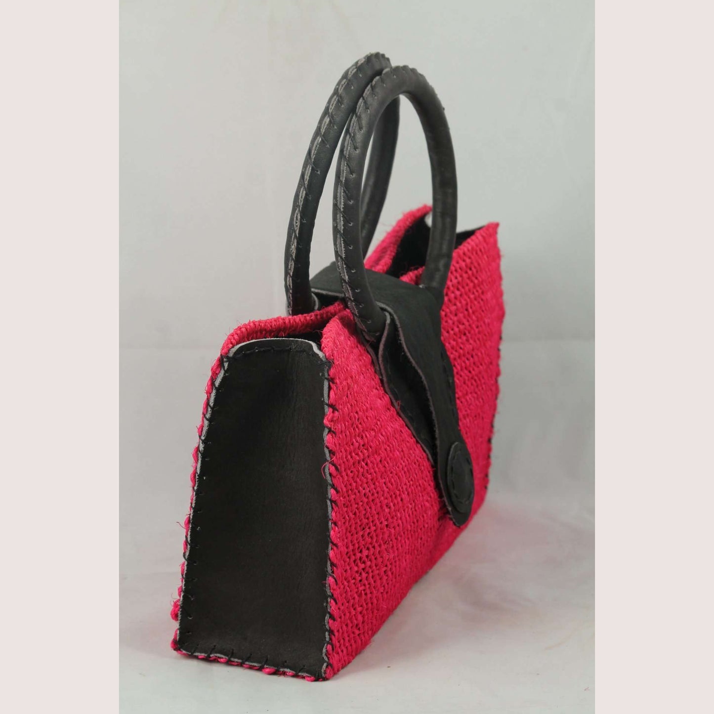Purse/Bag/Tote Hand made Mexican Ixtle (cactus fiber) Pink