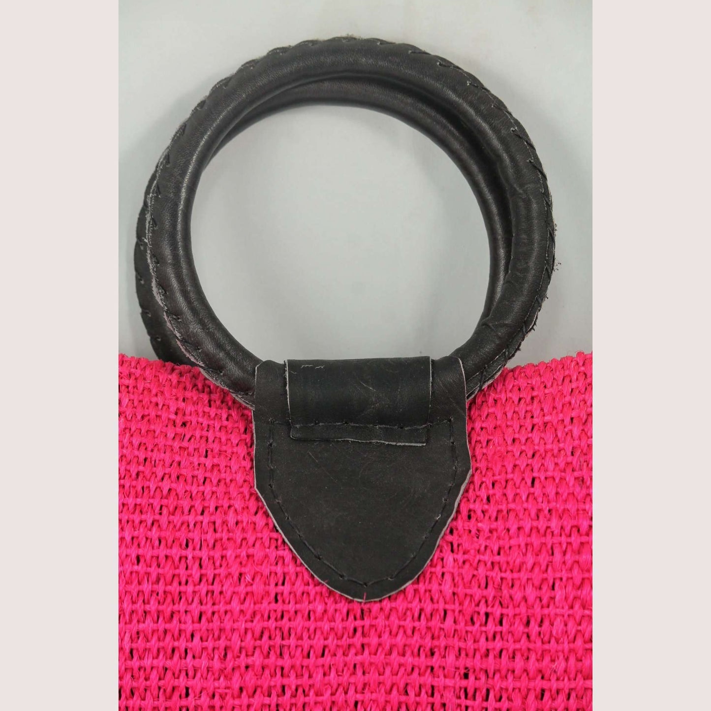 Purse/Bag/Tote Hand made Mexican Ixtle (cactus fiber) Pink