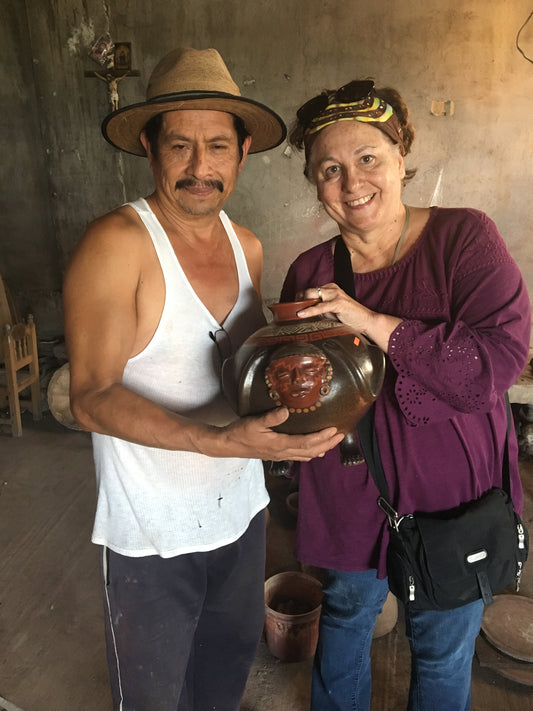 J Ventura Hernandez Benitz, Master Ceramicist in Michoacan