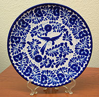 Talavera Style Pottery, Mix of Spanish, Indigenous and Mexican styles