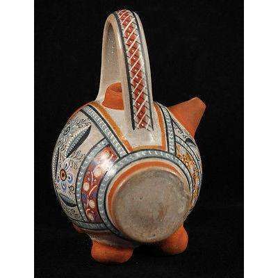 Mexican Ceramic Vessel Master Ceramicist Fernando Jimon Sign Museum Quality #2