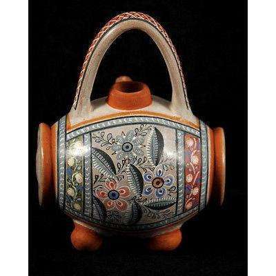 Mexican Ceramic Vessel Master Ceramicist Fernando Jimon Sign Museum Quality #2