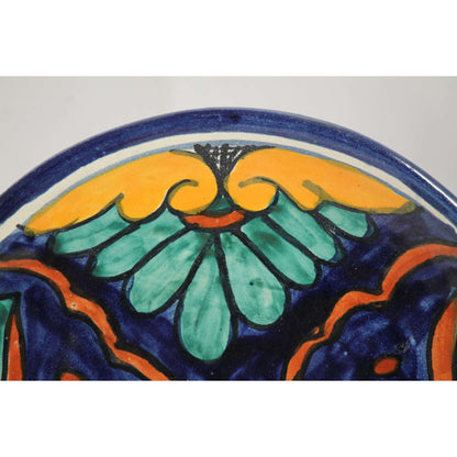 Handmade Mexican Ceramic Plate Signed