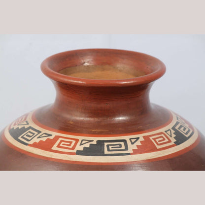 Ceramic Vessel Ventura Hernandez Pottery Mexico Fine Collectible Folk Art Glyphs
