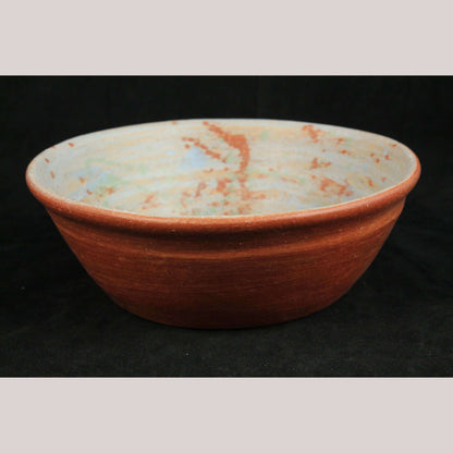 Med Mexican Ceramic/Clay/Pottery Bowl Handmade Lead Free Oaxaca Houseware Ochre