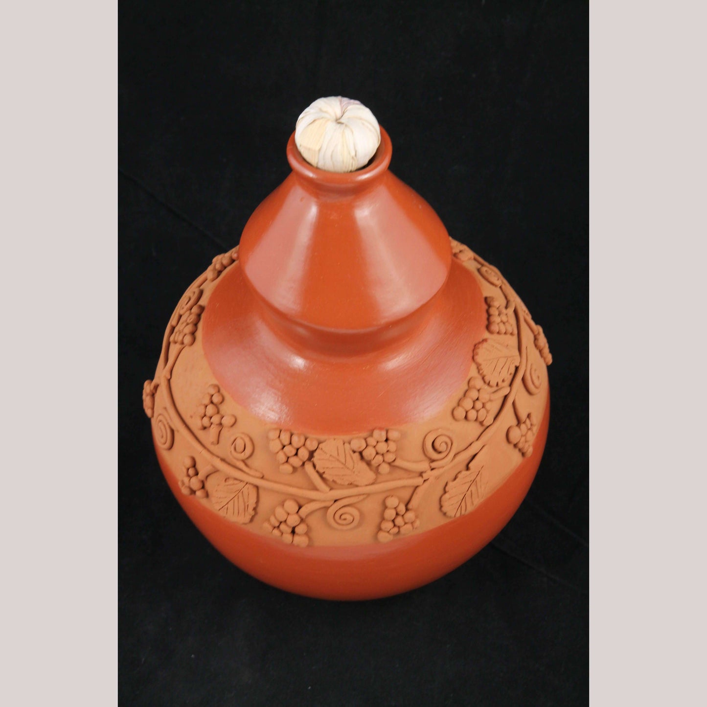 Mexican Ceramic Water Jug/Container Handmade Folk Art Pottery Neftali Ramirez