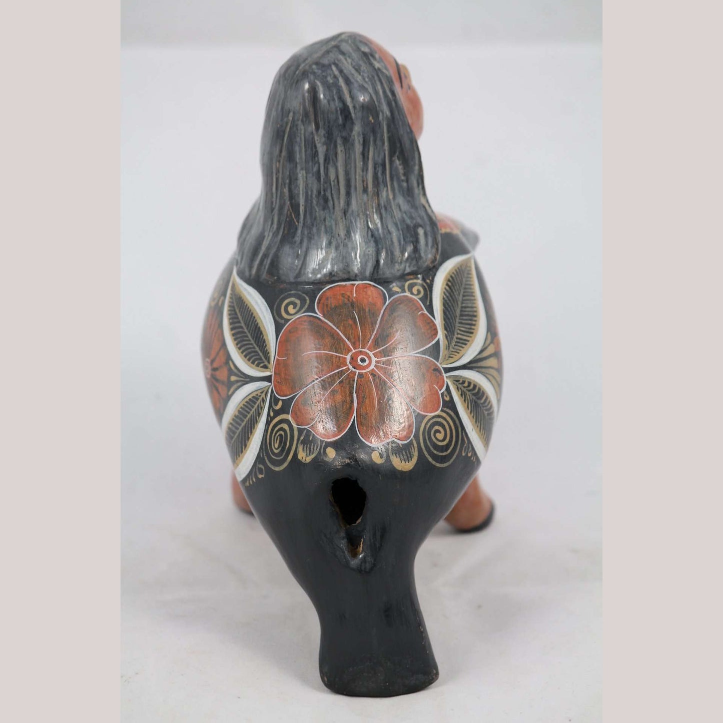 Vintage Ceramic Nagual Mexican  J. A. Ortiz Signed