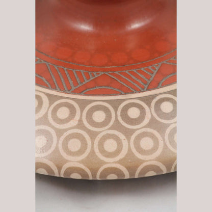New Ceramic Vessel Pottery Hand Made/Painted Mexico Folk Art Hernandez-Cano #2