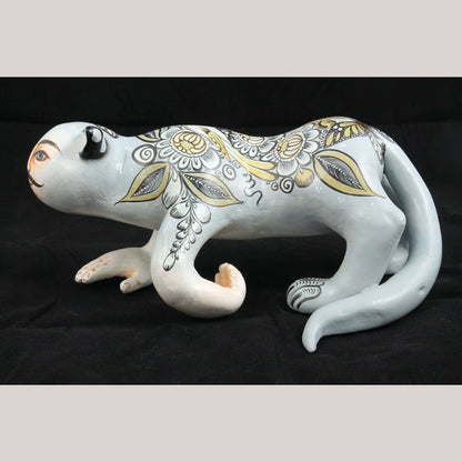 Lg Ceramic Nagual/Jaguar Man Nagual Mexican Folk Art Décor Ubaldo Macias /Famma