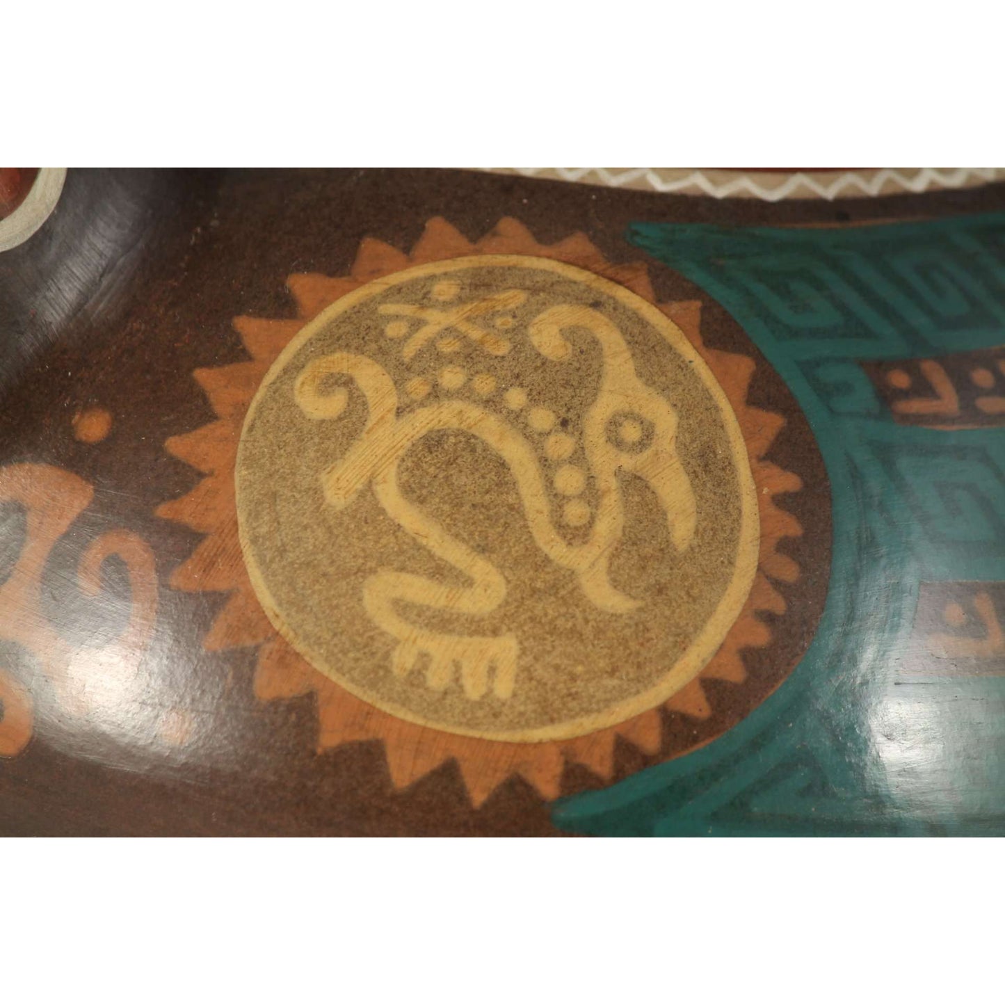 Ceramic Vessel/Pitcher J. Ventura H. Benitz Master Potter Mexico Folk Art Big #5