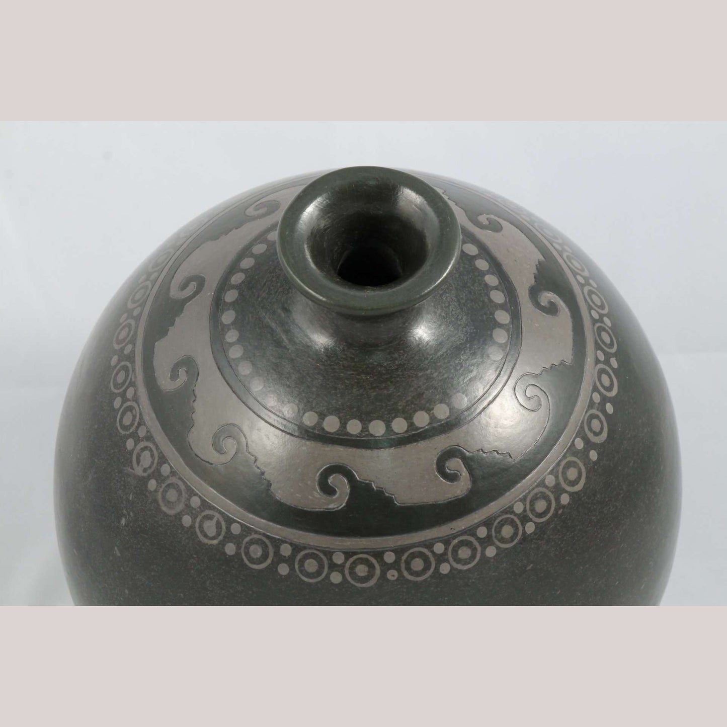 Ceramic Vessel/Jar Mexican Folk Art Hand Made Decor Humberto Trejo #3