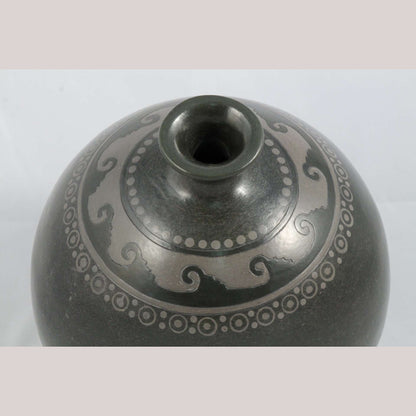 Ceramic Vessel/Jar Mexican Folk Art Hand Made Decor Humberto Trejo #3