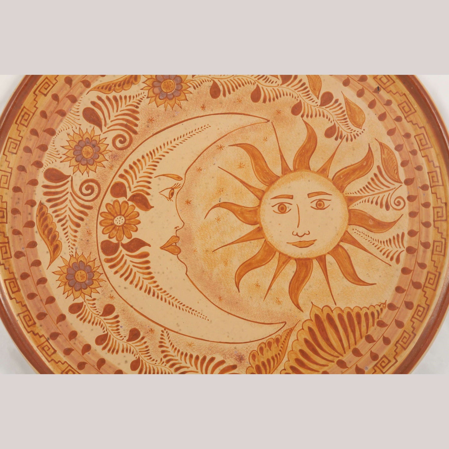 Mexican Ceramic/Pottery Large Hanging Plate Fine Folk Art Master Pablo Pajarito