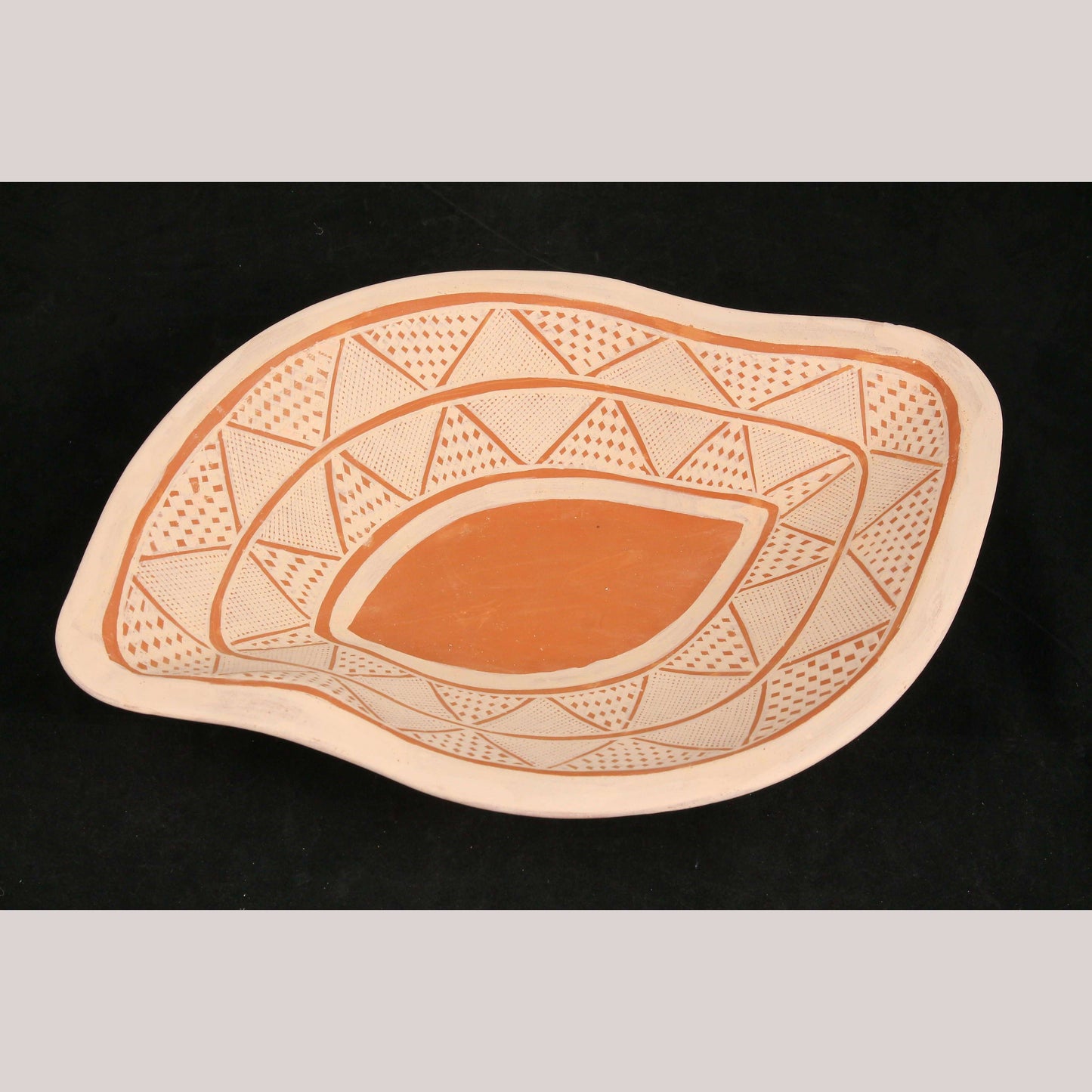 Mexican Ceramic Fruit Bowl/Container Handmade Folk Art Pottery Neftali Ramirez
