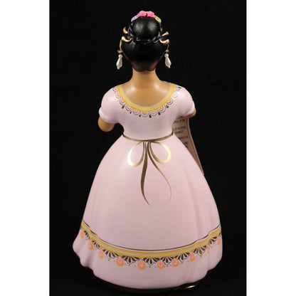 Quinceañera Lupita Najaco Doll/Figurine Ceramic Mexican Folk Art Rose/Pink