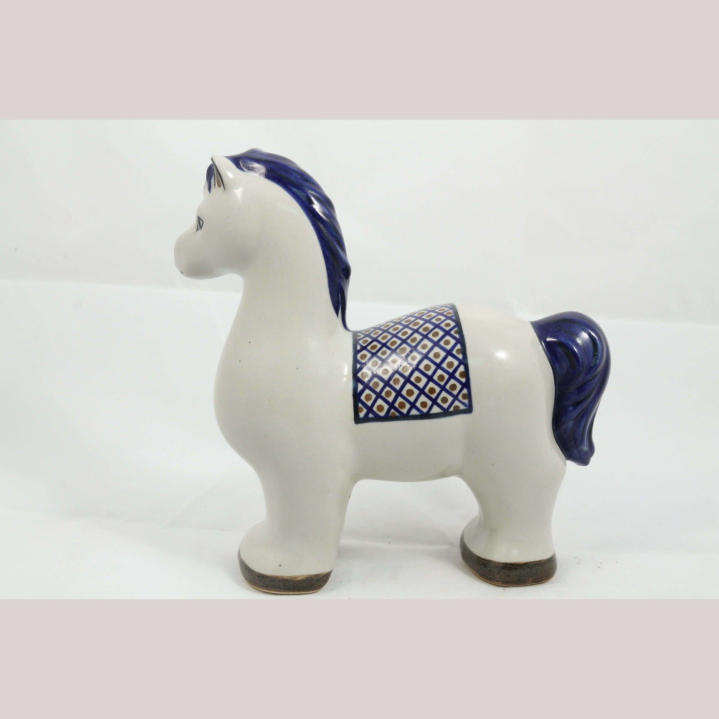 New Stoneware/Pottery Horse Figurine Mexican Folk Art Pottery Collectible Décor