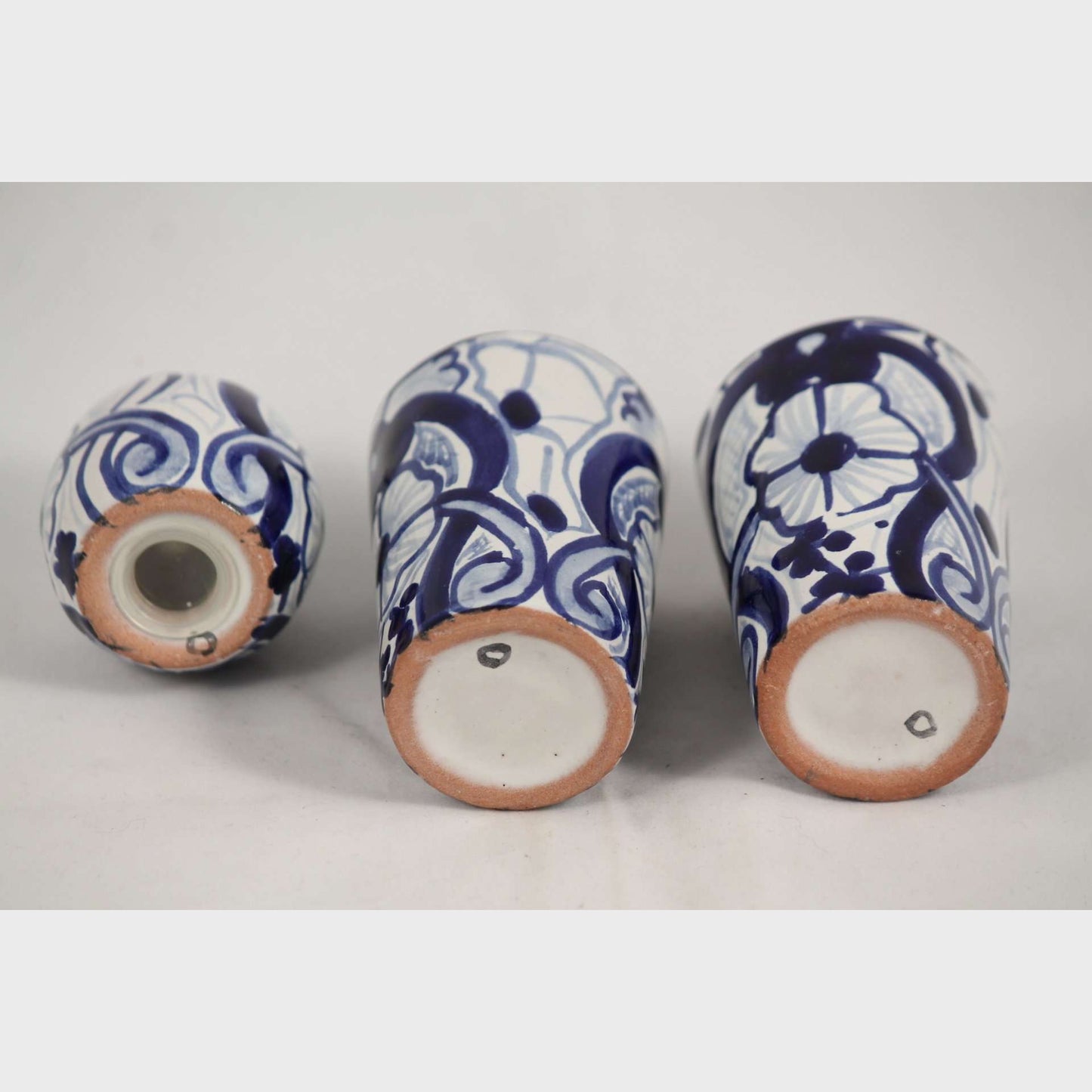 Mexican Ceramic Shot Glasses/Salt Shaker/Tray Talavera Cancun