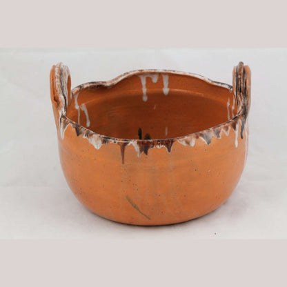 Ceramic Pot Handmade Mexican Folk Art Pottery Collectible Ivan A. Salinas #2