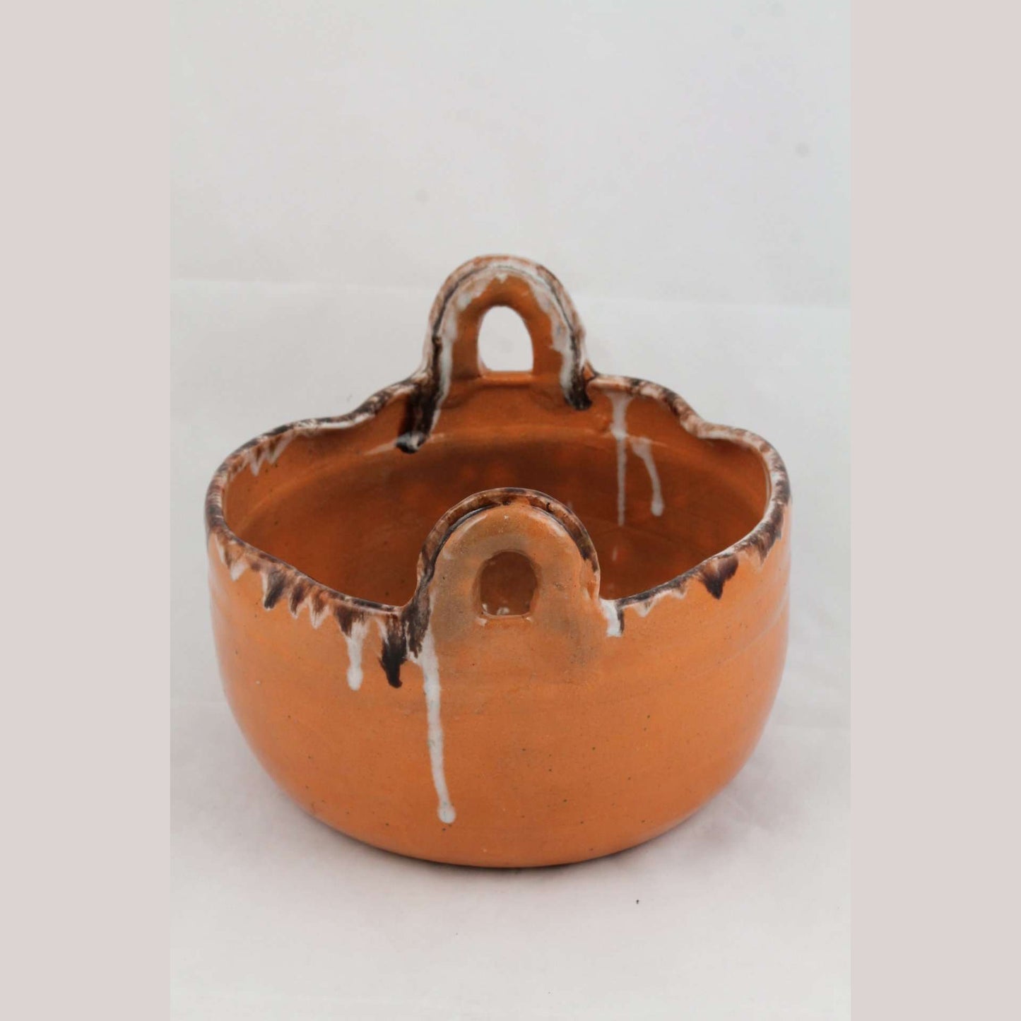 Ceramic Pot Handmade Mexican Folk Art Pottery Collectible Ivan A. Salinas #2