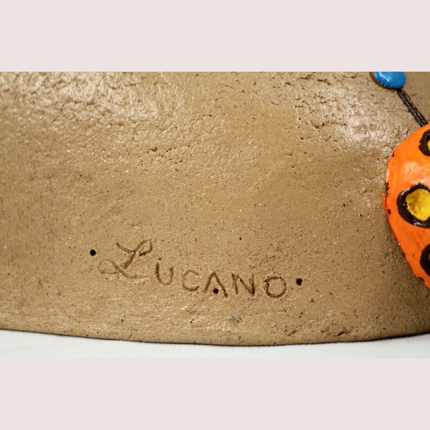 Ceramic Nagual Piggy/Coin Bank Mexico Folk Art Handmade Cesar Lucano Submarine