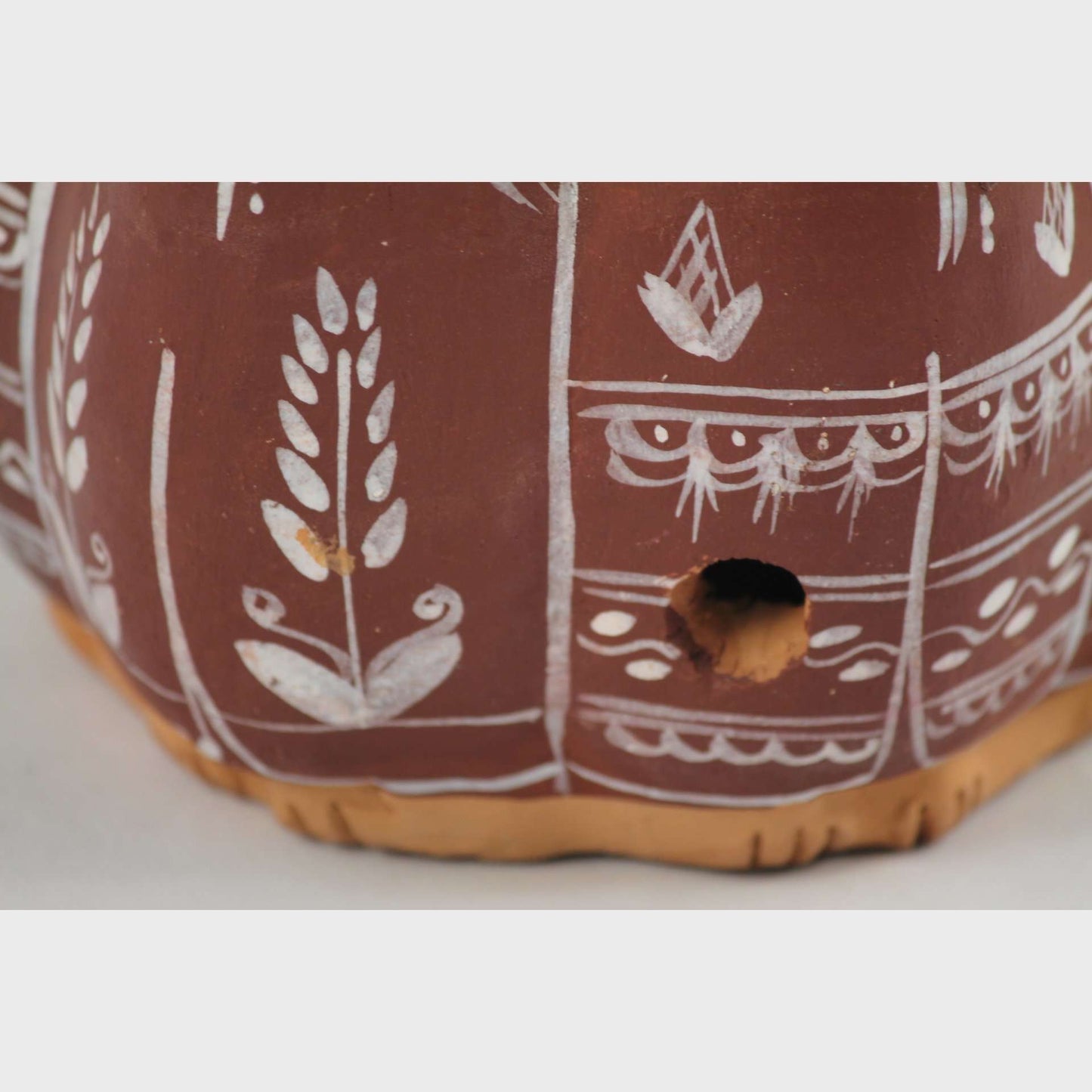Pottery/Clay Whistle 6 Players Folk Art Peru/Latin America Collectible Decor