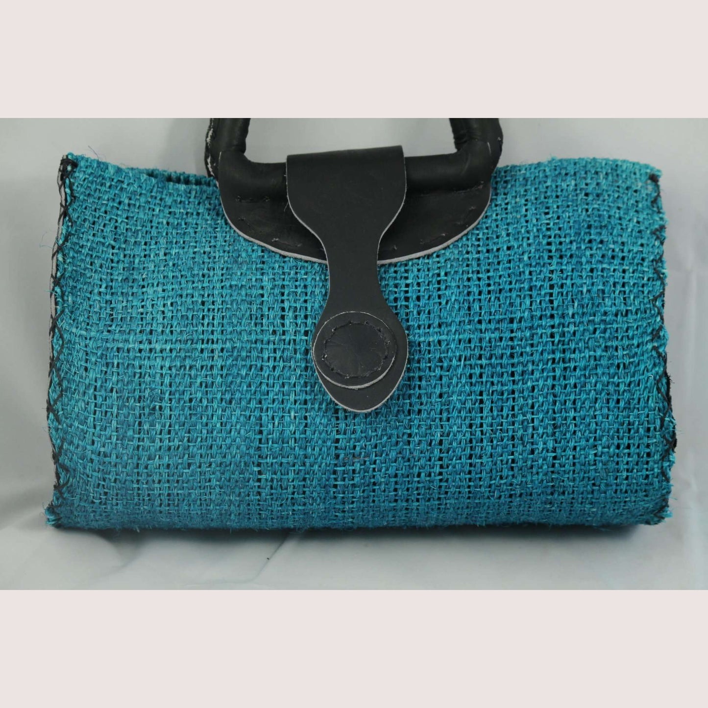 Purse/Bag/Tote Hand made Mexican Ixtle (cactus fiber) Turquoise