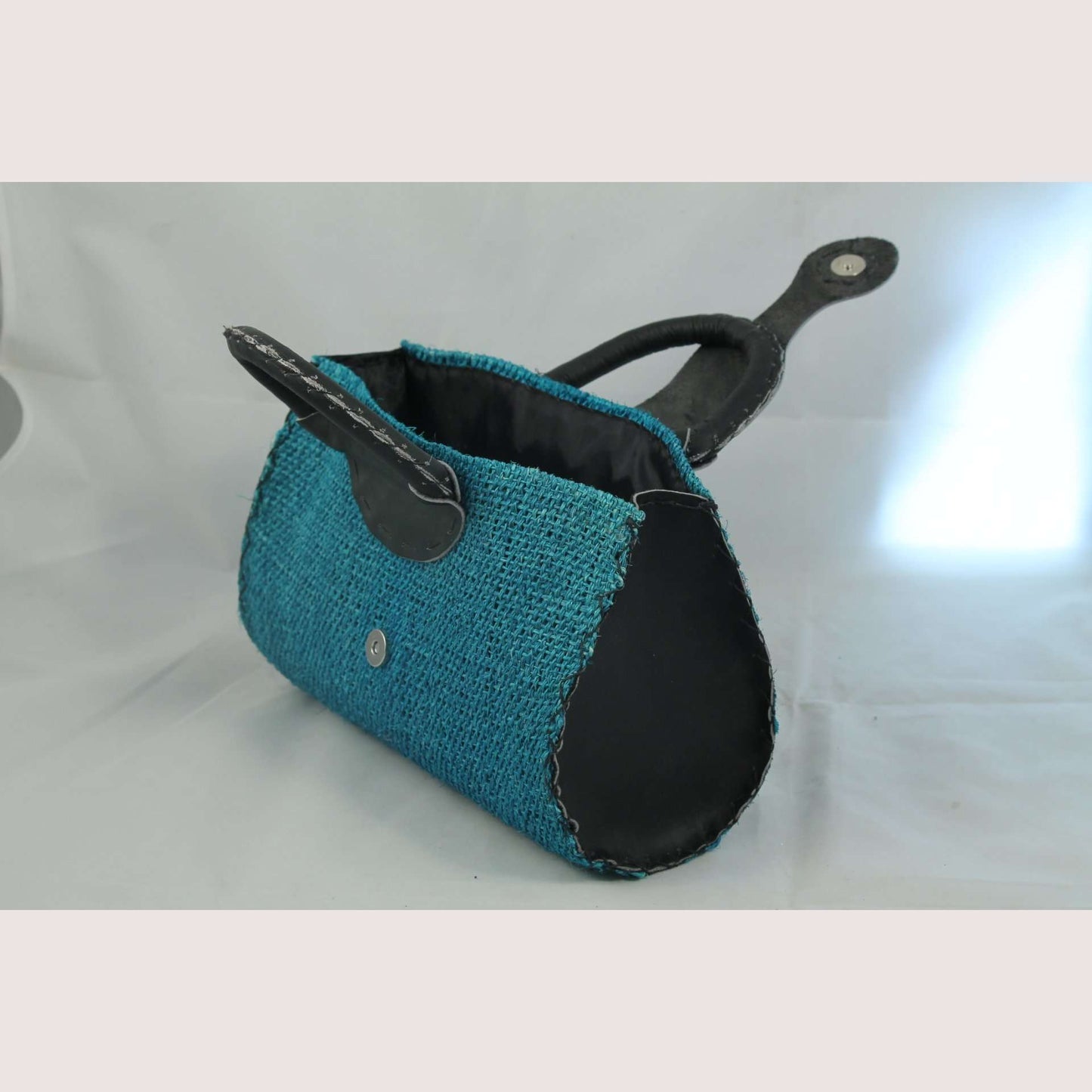 Purse/Bag/Tote Hand made Mexican Ixtle (cactus fiber) Turquoise