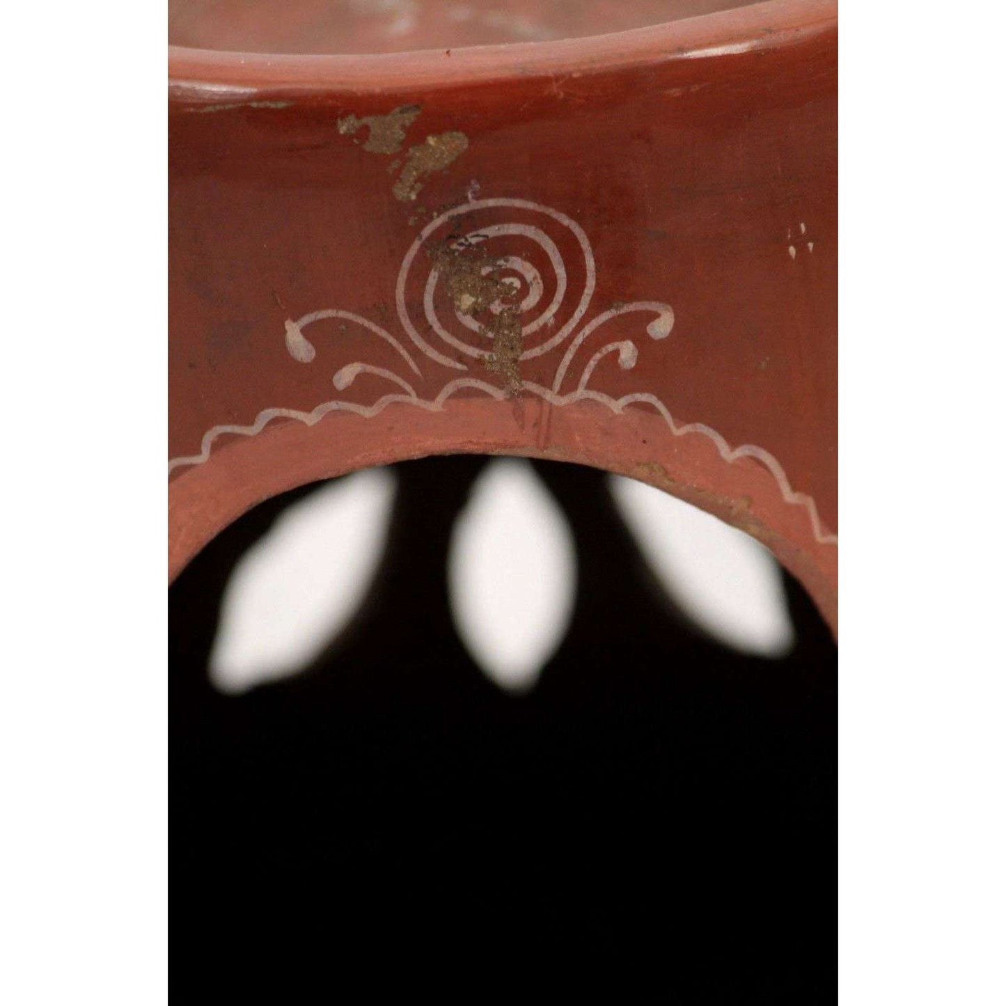 Vintage Mexican Incense/Candle Holder Signed A. Ortiz Ceramic/Pottery Folk Art