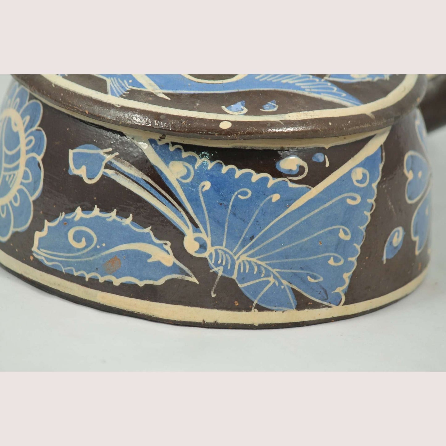 Vintage Fantasia style Casserole Dish Mexican Folk Art #3