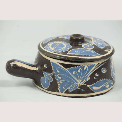 Vintage Fantasia style Casserole Dish Mexican Folk Art #3